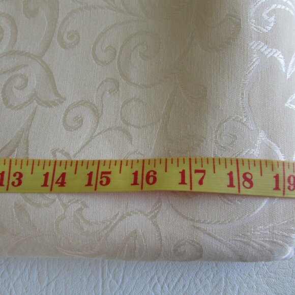 Jacquard Fabric - Creamy Off White - 74" x 100" - Picture 8 of 16
